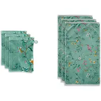 Pip studio Badlaken Les Fleurs Groen (70 x 140 cm)
