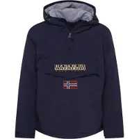 Napapijri Functionele jas 'Rainforest' marine / lichtbruin / vuurrood / wit