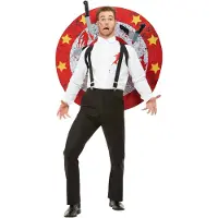 Smiffys Mes gooier schijf pak volwassenen