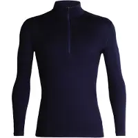 Icebreaker Ondershirt Icebreaker Mens 260 Tech LS Half Zip Midnight Navy-XL