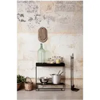 Ferm Living Plant Box Bloemenplank Zwart - Bloempotten Gepoedercoat Metaal Black - 110206101
