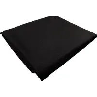 Stof Textiles Tafelkleed rond - 180 cm - zwart - Eettafel tafellakens - polyester - tafel dekken - nette afwerking