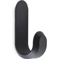 Normann Copenhagen - Curve Mini Haken - Set van 2 - Mat Zwart