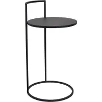 Loft42 Jimmy Bijzettafel - Metaal - Mat Zwart -35x35x66