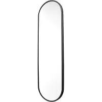 Jax Design Passpiegel Industry | Jax Design metaal zwart 122x36x4 cm wandspiegels | NADUVI