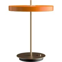 UMAGE Design Tafellamp Asteria Table, dimbaar, geel / oranje, Woon-/ Eetkamer, Aluminium, Design, tafellamp