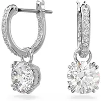 Swarovski Oorbellen 'Stilla' zilver / transparant