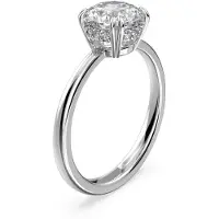Swarovski Ring 'Stilla' zilver / wit