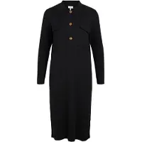 Object Noelle Polo Knit Lang Mouw Jurk
