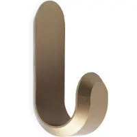 Normann Copenhagen Haakje Curve Mini Hooks Matt Gold (2-Delig)