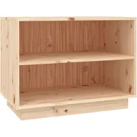vidaXL Schoenenkast 60x34x45 cm massief grenenhout