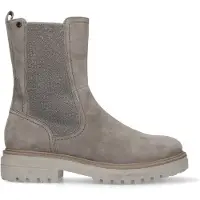No Stress Taupe suède chelsea boots met rits | Maat 39