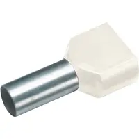 Vogt Verbindungstechnik 470914D Dubbele adereindhulzen 16 mm² Deels geïsoleerd Ivoor 100 stuk(s)