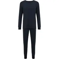 Schiesser Pyjama Long dark blue 178114 56/XXL