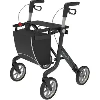Rehasense Rollator Streamer (6,2 kg) (Zwart, 66 x 86 x 22 cm)
