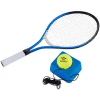 Engelhart Tennisracket 21 Inch Met Tennistrainer Blauw blauw Kunststof
