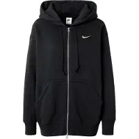 Nike Sweatvest 'Phoenix Fleece' zwart / wit