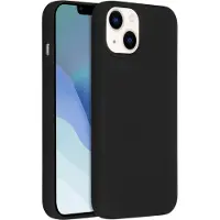 Accezz Liquid Silicone Backcover voor de Apple iPhone 14 / 13 - Zwart
