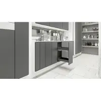 Kesseböhmer Inbouw Accessoire 15412 Front-Uittrek Systeem Rechts kleur Chroom