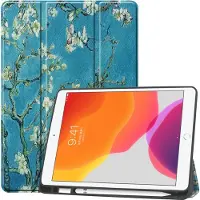 Mobigear Tri-Fold Bookcase voor Apple iPad 9 (2021) - Amandelbloesem