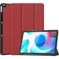 Mobigear Tri-Fold Bookcase voor Realme Pad 10.4 (2021) - Bordeaux Rood