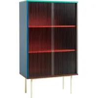 HAY Colour Cabinet Vitrinekast Glazen Deur / - Kasten en vitrinekasten Glas Multi - AB822-A866