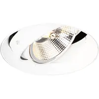 QAZQA Moderne inbouwspot wit GU10 AR111 rond trimless - Oneon