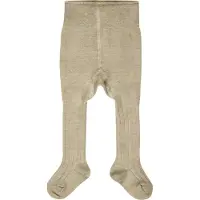 Falke Cosy Rib Maillot voor meisjes en jongens dik zonder motief effen geribd zacht comfortabel warm Duurzaam Katoen Kasjmier Beige baby maillot - Maat 62-68