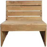 House Doctor Woodie lounge stoel hout