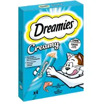 Dreamies Voordeelpakket: 44 x 10 g Creamy Snacks Zalm Kattensnacks