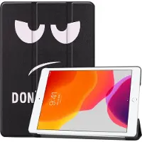 Mobigear Tri-Fold Bookcase voor Apple iPad 7 (2019) - Do Not Touch