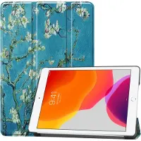 Mobigear Tri-Fold Bookcase voor Apple iPad 8 (2020) - Amandelbloesem
