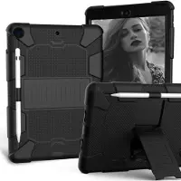 Mobigear Shockproof Hardcase voor Apple iPad 7 (2019) - Zwart