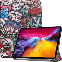 Mobigear Tri-Fold Bookcase voor Apple iPad Pro 11 (2021) - Graffiti