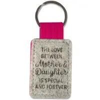 Miko Sleutelhanger - Mother & Daughter | Vilt (grijs / pink)
