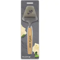 Miko Kaasschaaf 50 jaar | kaasschaven cadeau cheese (bruin / RVS)