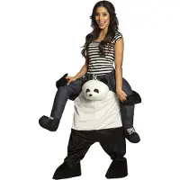 Boland Carre me Kostuum door panda gedragen (wit, zwart, blauw)