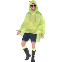 Smiffy Party Poncho festival kikker