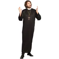 Boland Verkleedpak Priester Heren Zwart maat M/L
