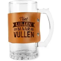 Miko Bierpul - Niet lullen maar vullen | Luxe (bruin en transparant)