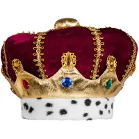 Boland Majesteit konings kroon kind (Rood, Goud, Blauw, Groen)