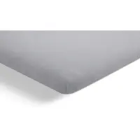 Kayori Split Topper Hoeslaken Kyoto Zilvergrijs (Jersey)-Lits-Jumeaux XL (180 x 200/210/220 cm)