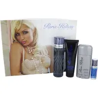 Paris Hilton 100 ml Eau De Toilette Spray + 90 ml Body Wash + 82 ml Deodorant Stick + .25 Mini EDT Spray