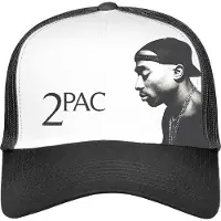 Ginza.se Tupac - Profile Photo Trucker pet - Zwart/Wit