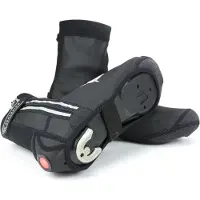 Sealskinz All Weather LED Open Sole Cycle Overshoe Black XL Fietsoverschoenen