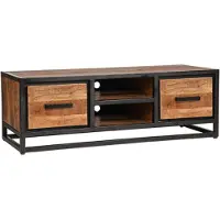 Label51 Chili tv-meubel zwart mangohout 120x45x40cm