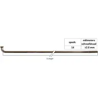Sapim Leader Inox J-bend Spaken 100 Eenheden