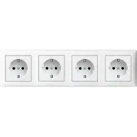 Busch-Jaeger Inbouw Wandcontactdoos Set4