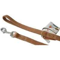 Karlie Buffalo Hondenriem / Hondenlijn - Buffelleder - Kaneel - M - Breedte: 18 mm - Lengte: 100 cm