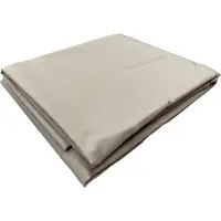Hobby Hall Textiles Tafelkleed - 145 x 245 cm - lichtgrijs - Eettafel tafellakens - polyester - tafel dekken - nette afwerking